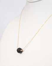 Load image into Gallery viewer, 8mm Single Bead Lava Necklace