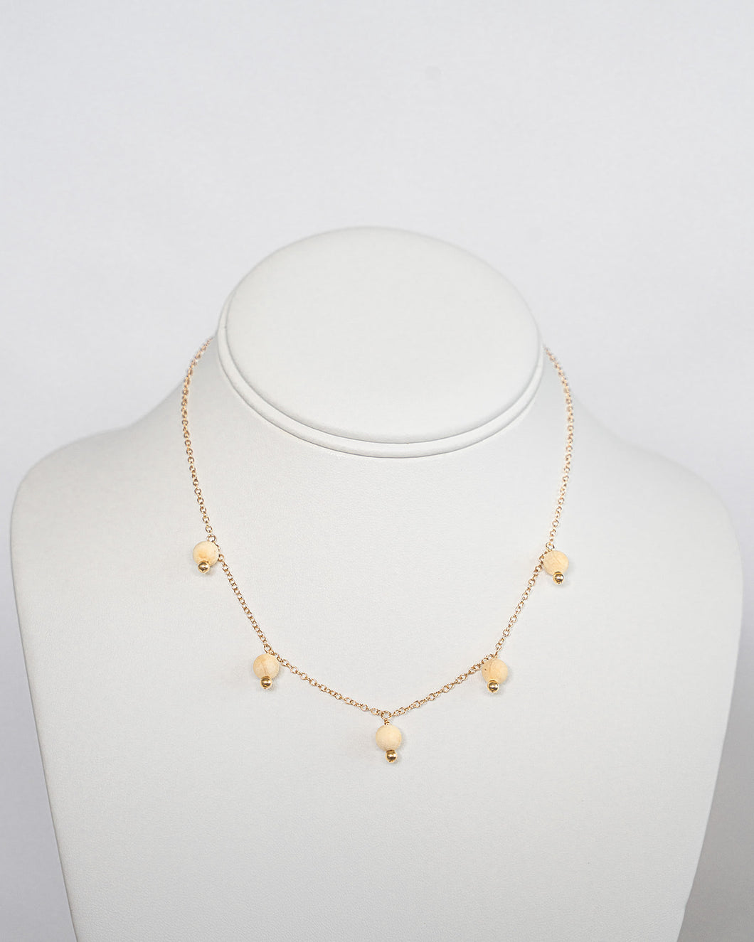 5-Drop Sandalwood Necklace