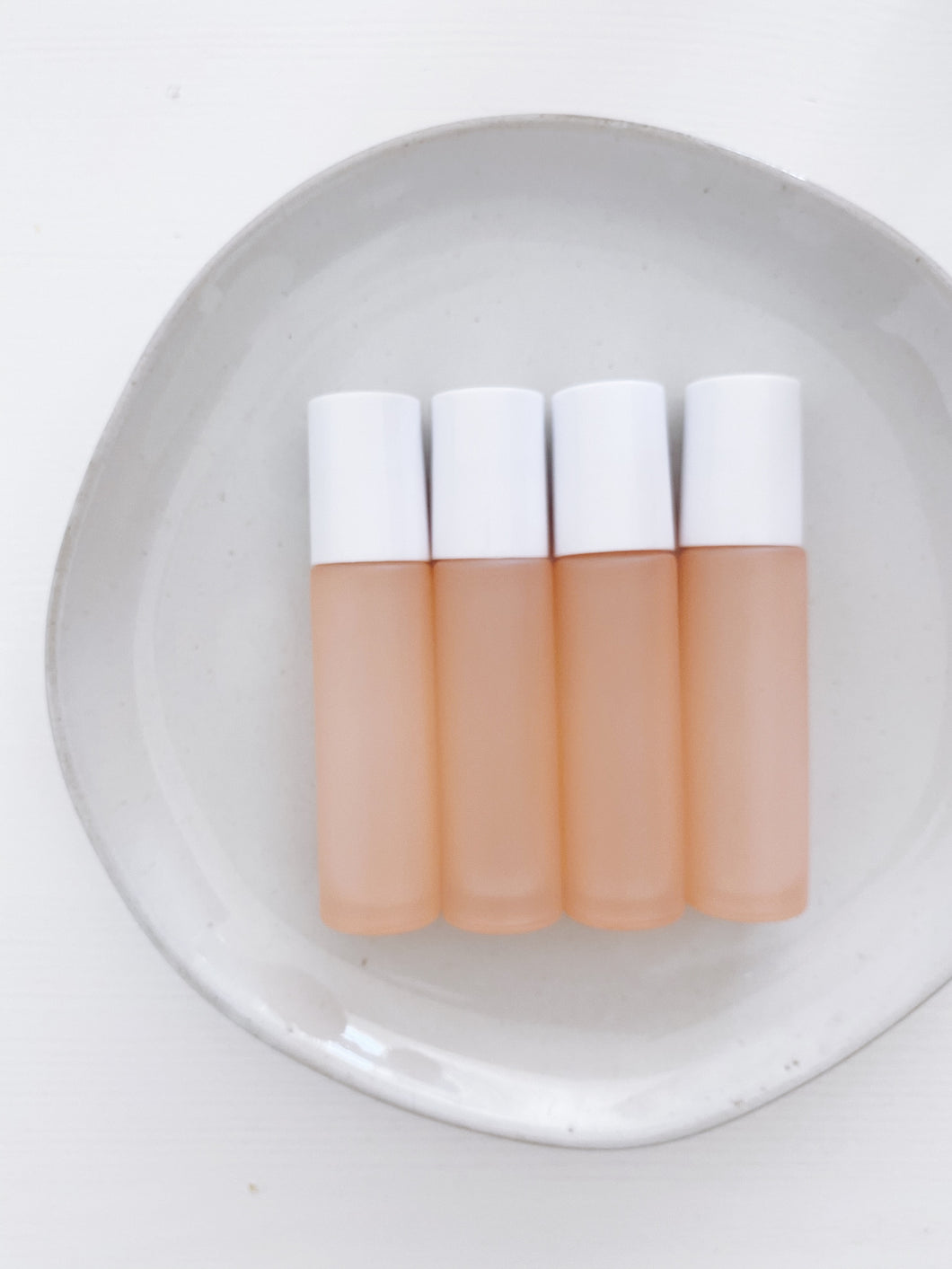 10mL Frosted Peach Roller (Set of 4)