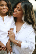 Load image into Gallery viewer, Bezel Layered Y-drop Necklace
